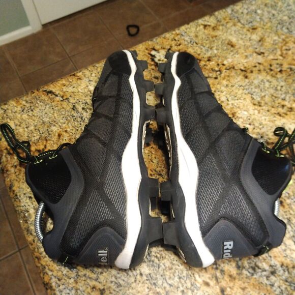 Riddell Generator Mid Lace Up Football Cleat Men's Size 13 Black Gray LD21567 - Picture 7 of 12